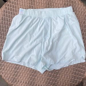 Lululemon Surge Shorts 4” inseam Size S Light Blue